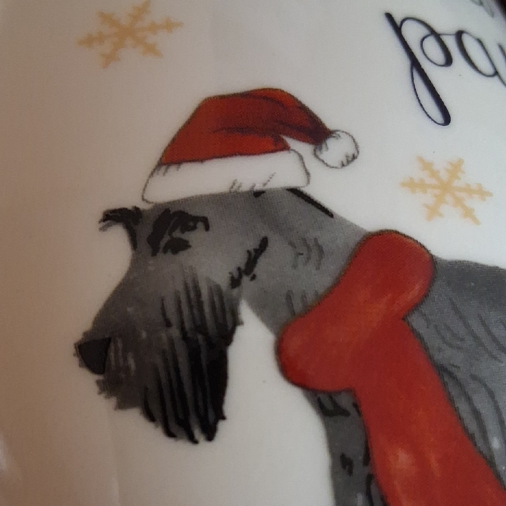 Santa Paws Scottish Terrier Holiday Mug By Milly Green. British Design. Ex Cond. - Picture 12 of 12